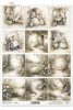 Myszki, sielanka, akwarela, retro, las, natura*Mice, idyll, watercolour, retro, forest, nature*Mäuse, Idylle, Aquarell, Retro, Wald, Natur*Ratones, idilio, acuarela, retro, bosque, naturaleza